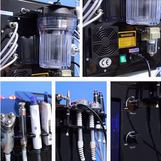 12 in 1 Beauty Hidrafacial Care Hydra Dermabrasion Hydrofaci Multifunction Aqua Facial Cleaning Hydro Microdermabrasion Machine